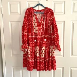 Red Boho Dress - Eloquii Plus Size